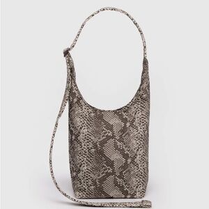 NWOT Baggu Snakeskin Shoulder Sling Bag